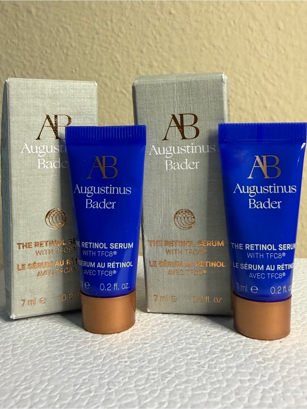 Augustinus Bader The Retinol Serum - Blue Travel Tubes (x2)7ml =14ml